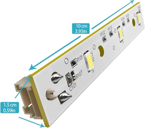 Miniatura 6 de WR55X26679 Placa de luz LED para reemplazo de luz LED de refrigerador GE y reemplazo de luz LED del congelador Ge Reemplaza PS11767930 AP6035586