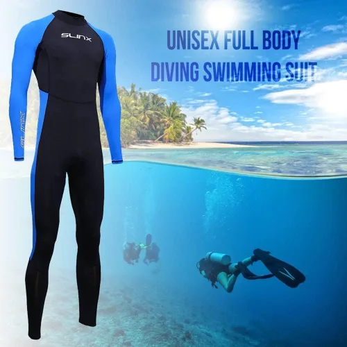 Miniatura 3 de Traje de neopreno de cuerpo completo Sports Skins Rash Guard para hombres y mujeres, protección UV, manga larga, traje de baño de una pieza