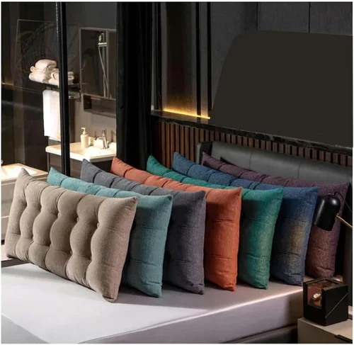 Miniatura 6 de Bedside Cushion Headboard Backrest Reading Cushy Bed Wedge Pillow Bedside Cushion Bolster Backrest Positioning Support Pillow for Sofa Bed