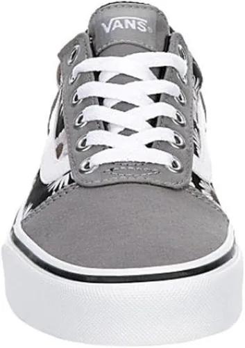Miniatura 3 de Vans Tenis unisex Ward Low Top con cordones, diseño floral oscuroblanco grisnegro