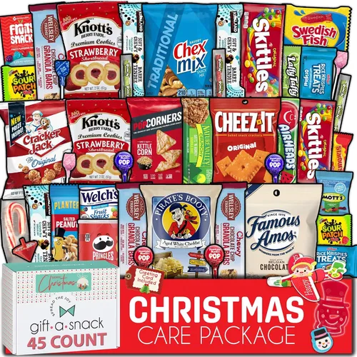Miniatura 37 de Canasta de regalo con frutos secos para Navidad y festividades + cinta verde (juego de 7 piezas, 2.2 libras), bandeja preparada de alimentos