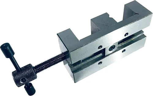 Miniatura 2 de Mini tornillo de banco de acero de 2 pulgadas (1.969 in) para máquinas herramientas de ingeniería