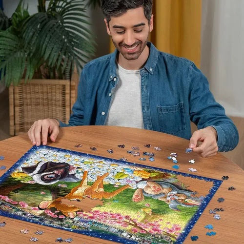 Miniatura 3 de Ravensburger Disney 12000313 Bambi - Rompecabezas de 1000 piezas para adultos - 12000313 - Herramientas hechas a mano, fabricado en Alemania, cada