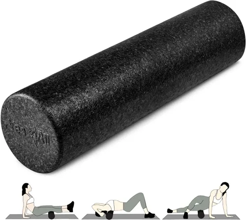 Miniatura 35 de Yes4All Rodillo de espuma EPP de alta densidad con respaldo redondo, rodillo de espuma de ejercicio para yoga, pilates y estiramientos, 12, 18, 24
