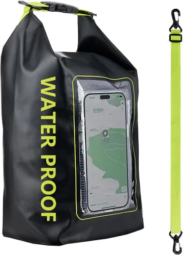 Miniatura 18 de Bolsa impermeable 2 en 1 para acampar al aire libre, playa, bolsa a prueba de arena, mochila impermeable para teléfono celular, accesorios
