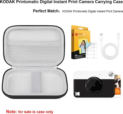 Miniatura 2 de Elonbo Estuche de transporte para cámara digital KODAK Printomatic de impresión instantánea a todo color, mini impresora fotográfica portátil, bolsa