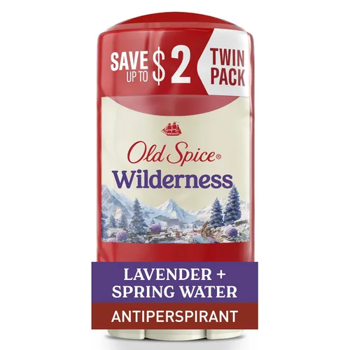Old Spice Desodorante antiperspirante en barra para hombre con sensación seca, fresco 24/7, protección contra el sudor y el mal olor 24/7, suave