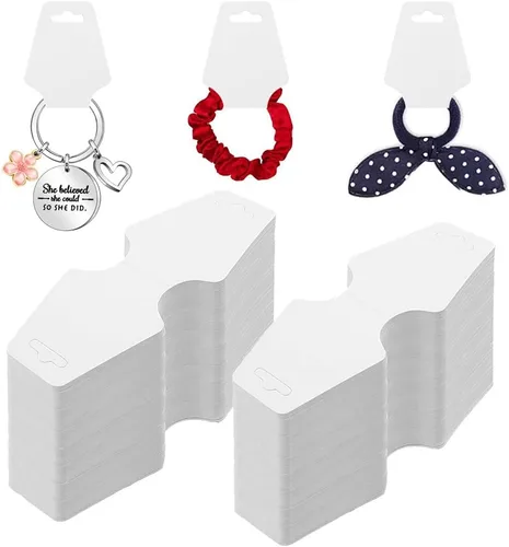Miniatura 9 de 100 piezas de collares para tarjetas de exhibición, joyas, pulseras, aretes, llavero, anillos, bandas para el cabello, proyectos de manualidades