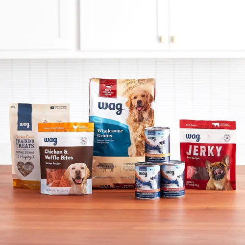 Miniatura 2 de Marca Amazon – Golosinas Wag para perros, bocados de pollo y waffle, 12 onzas resellables, paquete de 1