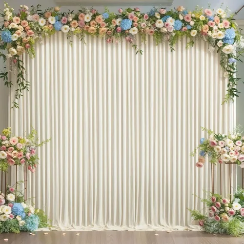 Cortina de fondo beige de 10x10 para bodas y fiestas, cortina de fondo beige sin arrugas para fotos, cortinas de fondo para decoración de baby Gris