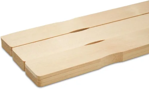 Palitos de pintura de 14 pulgadas, caja de 100 agitadores de pintura de madera dura, paletas de mezcla de madera para epoxi o resina, marcadores de