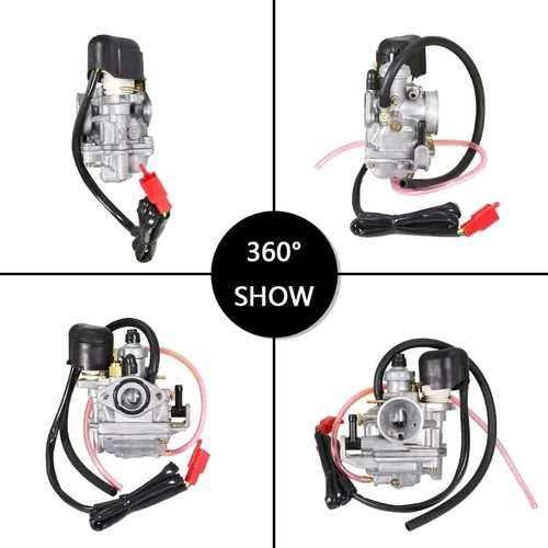 Miniatura 5 de NONROT Carburador para Suzuki Let's for H-on-da AF32 50cc Z50 50 para ATV para Quad Pocket Bike Mini para Moto Dirt BIK
