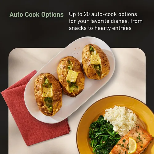 Miniatura 11 de Panasonic HomeChef Combo de Microondas y Freidora de Aire de Mostrador 4 en 1, 20 Preajustes que Ahorran Tiempo + Recetas Vinculadas a la App, Horno
