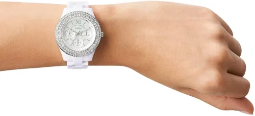 Miniatura 7 de Fossil Stella Quartz - Reloj cronógrafo de acero inoxidable para mujer