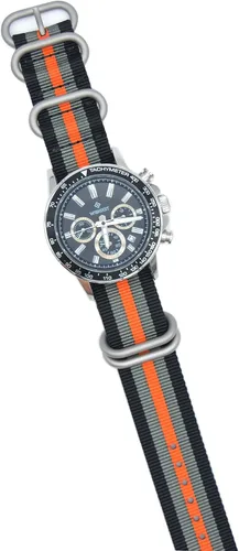 Miniatura 4 de ArtStyle Correa para reloj, de nylon, colorida, con hebilla pulida resistente.
