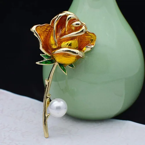 Miniatura 2 de Broche de rosa para bufanda o bolsa de abrigo para fiestas, bodas, banquetes