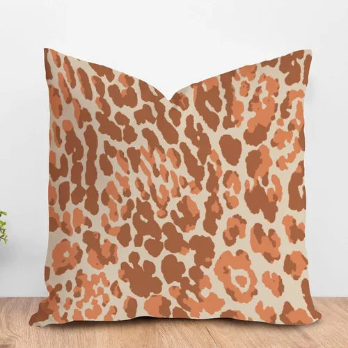 Miniatura 44 de ArogGeld Funda de almohada para sofá, guepardo y leopardo, estampado de leopardo, funda de cojín decorativa de granja para sala de estar