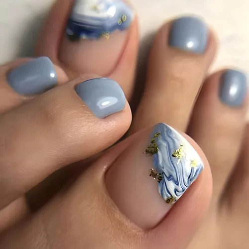 Miniatura 18 de Uñas postizas a presión con punta francesa blanca, uñas postizas cuadradas con diamantes de imitación, acrílico, rosa, polvo de purpurina, puntas