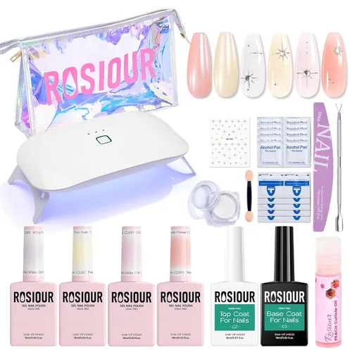 Miniatura 17 de Hema Tpo Free Gel Nail Polish Set - 24 Colores 18ml Juego de Esmalte de Uñas en Gel para Principiantes con 6 Piezas de Capa Base Mate y Brillante