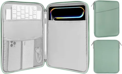 Miniatura 28 de MoKo Funda para tablet de 9 a 11 pulgadas, compatible con iPad Air M4/Pro M5 de 11 pulgadas, iPad A16 de 11 pulgadas, i-Pad 10/9/8/7th/Air 5/4th