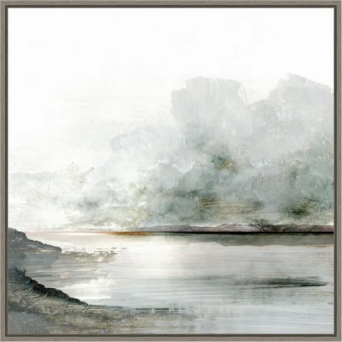 Miniatura 12 de Amanti Art Lienzo enmarcado para pared, 16 x 16 Ebb por Dan Hobday, lienzo enmarcado para pared, obras de arte de paisajes, decoración tradicional