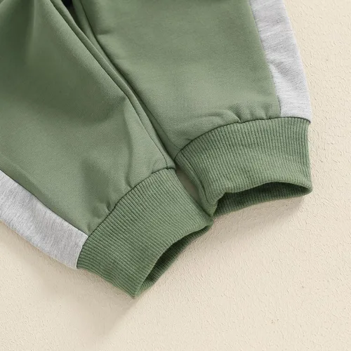 Miniatura 5 de Conjunto de sudadera de manga larga con cuello redondo y pantalones deportivos para bebés, ropa de invierno para bebé