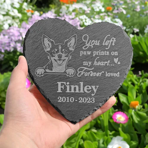 Miniatura 2 de Piedra conmemorativa de Malamute de Alaska, estatua de Malamute de Alaska, marcador de tumba de Malamute de Alaska, regalos de pérdida de Malamute