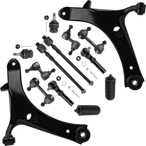 Miniatura 68 de Detroit Axle - Kit de suspensión frontal de 16 piezas para RWD Chrysler 300 Dodge Charger Challenger Magnum 6 brazos de control con rótulas 2