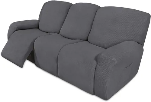 Miniatura 106 de Easy-Going - Funda elástica para sofá reclinable y sofá cama, 6 piezas, protector de muebles, suave, parte inferior elástica, tela jacquard