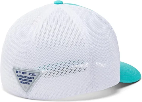 Miniatura 606 de Columbia - Gorra de malla con bandera con árboles unisex para adultos, corona alta