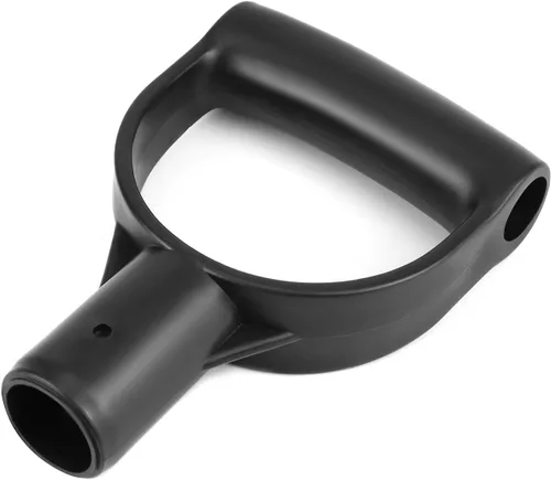 Miniatura 7 de QWORK Pala con mango de agarre en D, paquete de 4 1-1/8" de diámetro interior PVC Mango de pala con agarre en D de forma reemplazable
