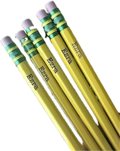 Lápices personalizados #2 Lápices de nombre de regreso a clases (amarillo)