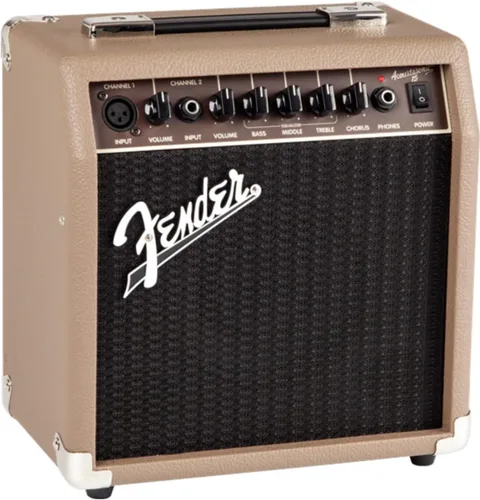Miniatura 4 de Fender Amplificador de Guitarra Acoustasonic para Guitarra Acústica, 15 Vatios, con 2 Años de Garantía, Altavoz de 6 Pulgadas, Entradas Duales