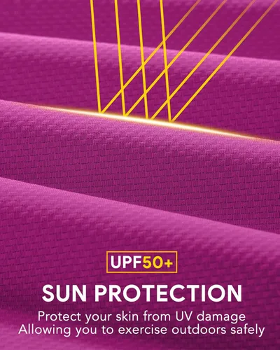 Miniatura 5 de We1Fit Chaqueta de protección solar UPF 50+ para mujer, sudadera con capucha para senderismo, correr, atlética
