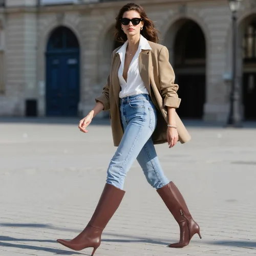 Miniatura 3 de Knee High Boots for Women Pointed Toe Stiletto Kitten Heel Tall Boots Fashion Side Zipper Boot Fall Winter Sexy Fashion Dress Shoes Botas Negras