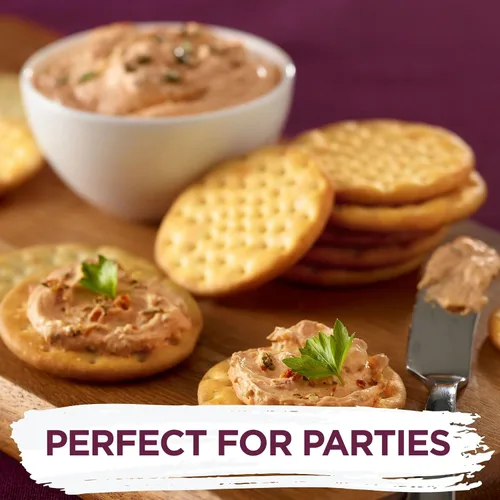 Miniatura 6 de Toasteds Galletas saladas, aperitivos para fiestas, Buttercrop, caja de 8 onzas (1 caja)