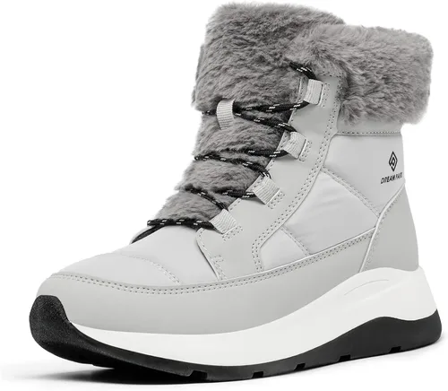 DREAM PAIRS Women's Winter Snow Boots, Faux Fur Waterproof Ankle Booties, Ladies Comfortable Short Boots Outdoor