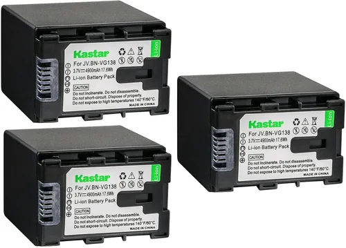 Miniatura 4 de Kastar BN-VG138 - Batería de repuesto para JVC GZ-HM860 GZ-HM870 GZ-HM880 GZ-HM890 GZ-HM960 GZ-HM965 GZ-HM970 GZ-HM980 GZ-HM990 GZ-MG680 GZ-MG7