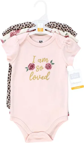 Miniatura 511 de Hudson Baby baby-girls Cotton Bodysuits 3-pack