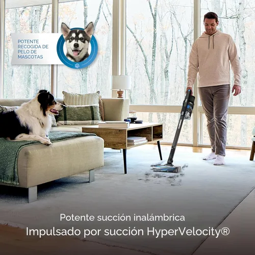 Miniatura 2 de Aspiradora inalámbrica Shark PowerPro Reveal Plus, tecnología FloorDetect y Dirt-Reveal, filtro HEPA, para alfombra y suelo duro, recargable