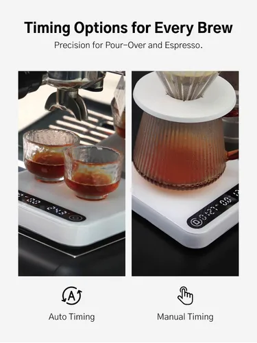 Miniatura 6 de Sistema de Control de Elaboración de Café – Refractómetro TDS de Café y Báscula Digital con Temporizador, Precisión de 0.02%, Resolución de 0.1g