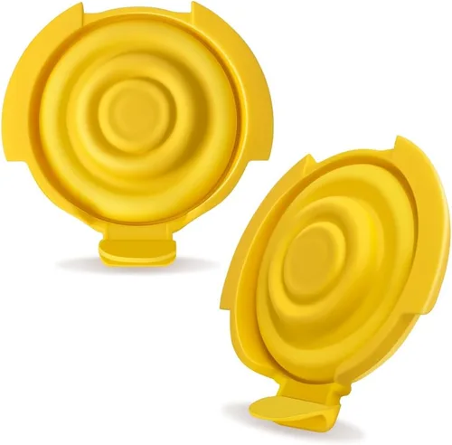 Miniatura 10 de PumpMom-us Protectores de pecho de brida ovalada de 0.945 in compatibles con piezas de extractor de leche Medela, recambio de brida para bomba