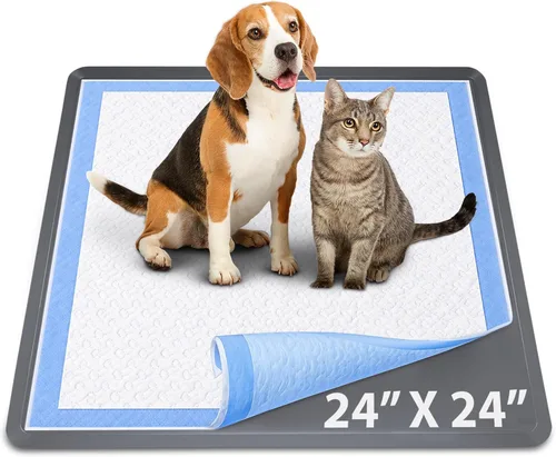 Miniatura 13 de TidyFriend - Bandeja para almohadillas de entrenamiento de 24 x 24 pulgadas, soporte de silicona para almohadillas de entrenamiento para cachorros