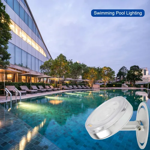 Miniatura 6 de Luz LED subacuática para estanque, aluminio resistente de 12 V, 3000 K, blanco cálido, IP68, impermeable, lámpara de paisaje para piscina, fuente