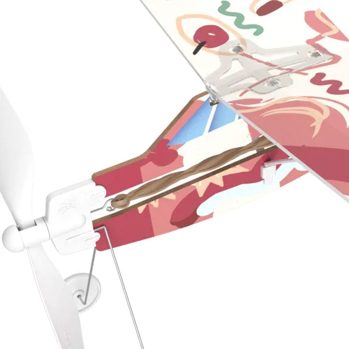 Miniatura 4 de Juego STEM de ala alta para avión con banda de goma PLAYSTEM