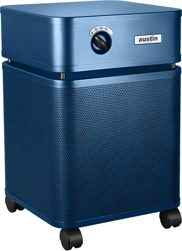 Austin Air HealthMate - Purificador de aire estándar azul medianoche, purificadores de aire avanzados de filtración de 4 etapas para el hogar con