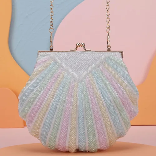Miniatura 6 de Fawziya Pearl Clutch para Boda Noche Bolsa Formal