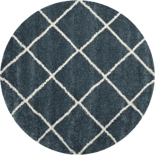Miniatura 64 de SAFAVIEH - Alfombra de la colección Hudson Shag, diseño de enrejado moderno, no desprende pelusa y fácil de cuidar, 2 pulgadas de grosor, ideal