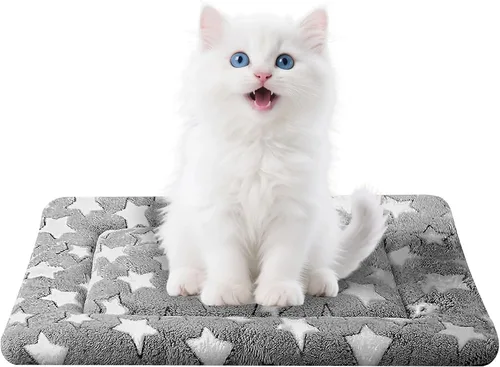 Miniatura 26 de Alfombrilla para Cama de Perro – Almohadilla de Perrera Suave y Cómoda para Jaula – Cama y Almohadilla Duradera para Perros y Gatos – Ideal para Gris
