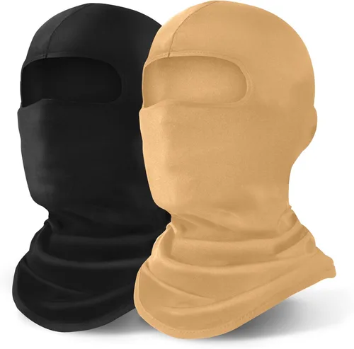 Miniatura 50 de YESLIFE Pasamontañas de esquí para hombres, máscara facial de verano para cascos de motocicleta, accesorios de motocross, polaina de cuello, bandanas